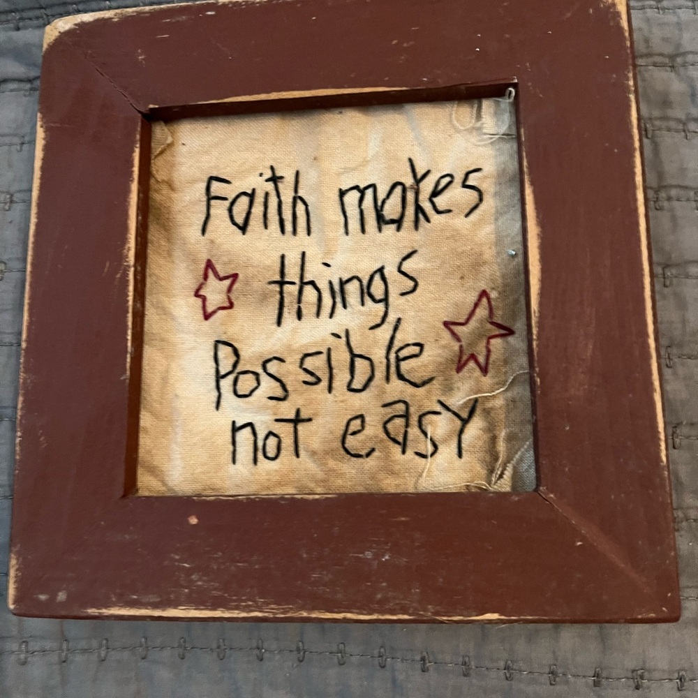 Primitive Inspirational Quote Wall Decor